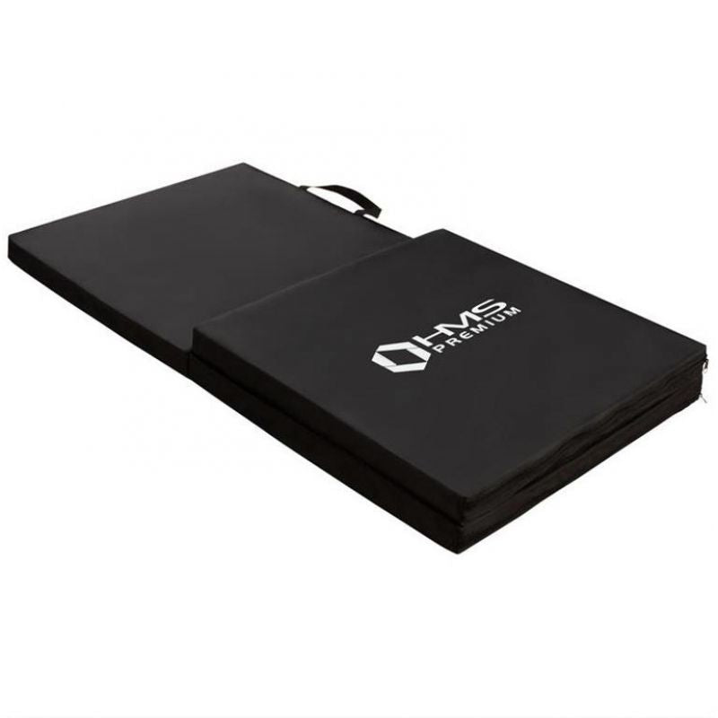 Folding gymnastics mattress black 1800x600x500mm HMS MGS02 In preparation Your Sports Performance
