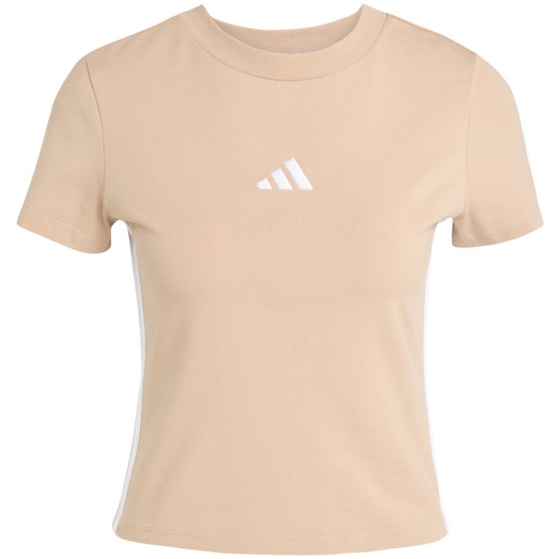 adidas Essentials 3-Stripes Slim Baby W T-shirt JX7588 Clothing/Lifestyle/T-shirts Adidas