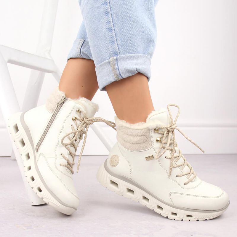 Rieker W RKR720 sports insulated boots white Footwear/Lifestyle/Rieker Your Sports Performance