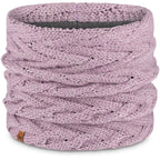BUFF KNITTED & FLEECE NECK WARMER CARYN LILAC ICE