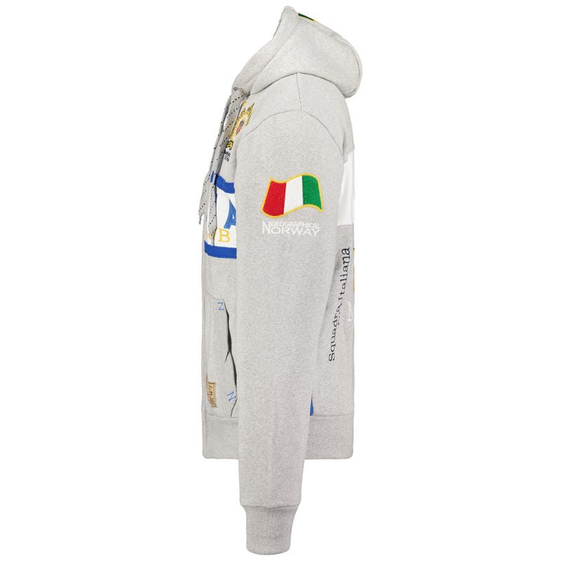 Geographical Norway Filio 100 M sweatshirt WW5417H/GN/Blended Gray Clothing/Outdoor/Geographical Norway Your Sports Performance