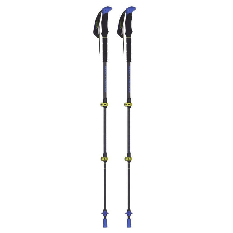 Viking Carbo Lite Trekking Poles Black/Lime Import z Action/Akcesoria sportowe i turystyczne/Kije do Nordic Walking i trekkingu Your Sports Performance