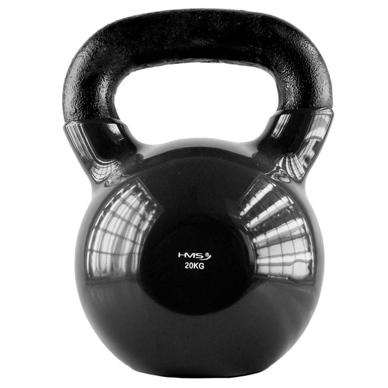 Kettlebell iron covered with vinyl black HMS KNV20 Accessories/Training equipment Your Sports Performance