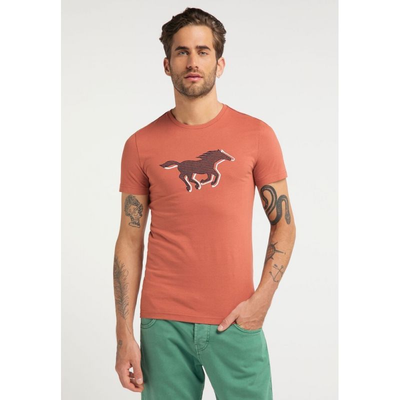 Mustang Aaron C Print M 1009522 7103 T-Shirt Clothing/Lifestyle/T-shirts/Mustang Your Sports Performance