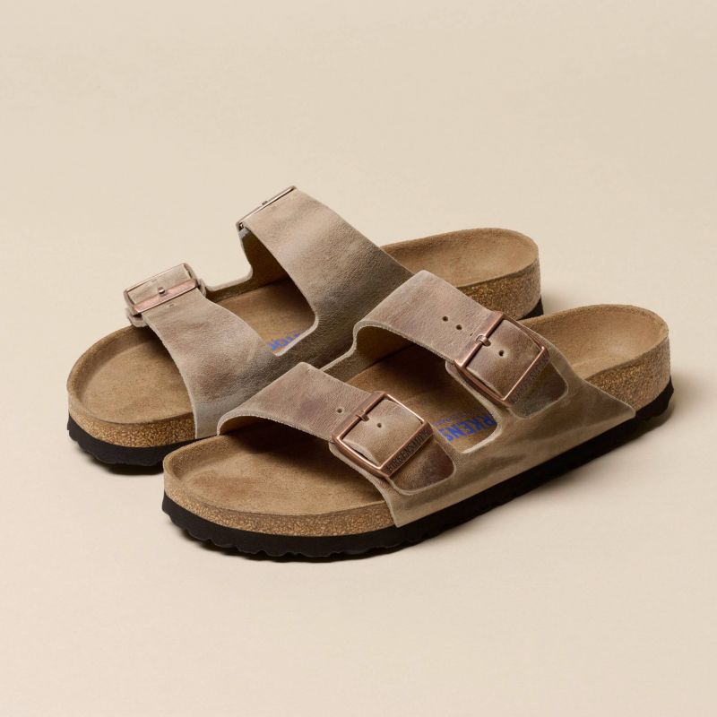 Birkenstock Arizona Soft Footbed Oiled Leather Tabacco Brown Narrow Women's/Men's Slides (0552813) Footwear/Lifestyle/Birkenstock/Klapki/chodaki Birkenstock