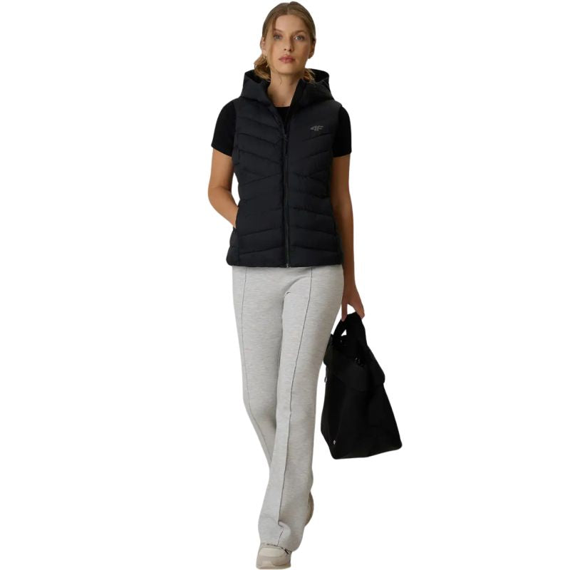 Women’s Vest 4F F372 Deep Black 4FWAW26TVJAF372 20S