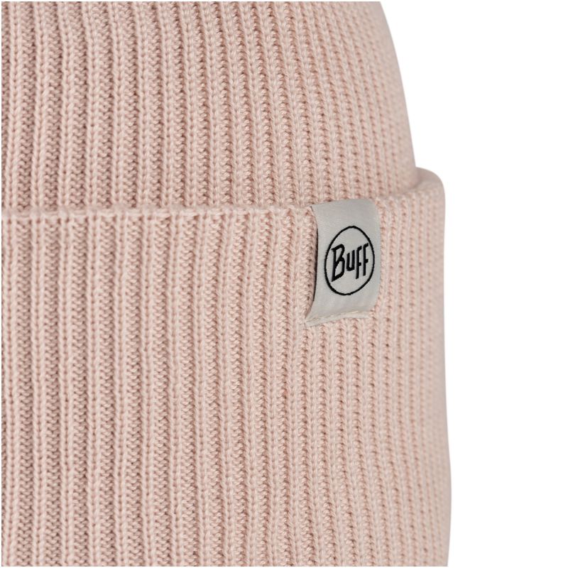 BUFF KNITTED BEANIE RENVI PEACH BEIGE