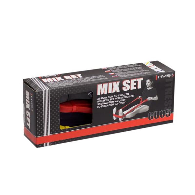 A set of exercise gums HMS GU05 SET 17-33-102 Accessories/Training equipment Your Sports Performance