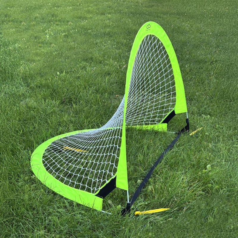 Pop-up soccer training goal - neon green (M) 120x80x80 cm In preparation Your Sports Performance