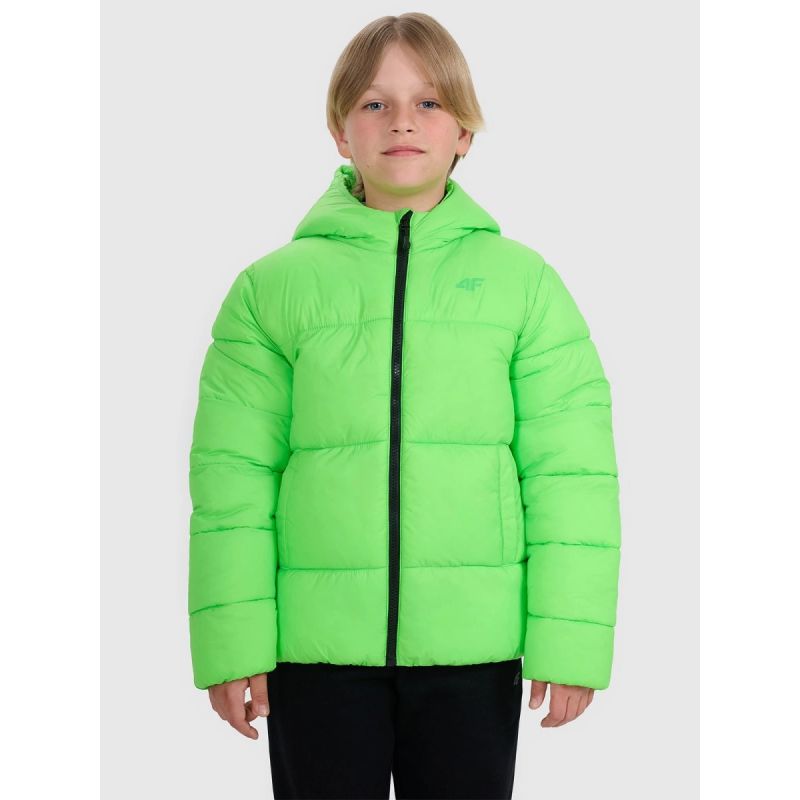 Boy's down jacket with synthetic filling 4F 4FJRAW25TDJAM0809-45N 4f