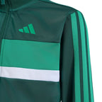 adidas Seasonal Essentials Tiberio 3-Stripes Kids Tracksuit Green KT1665