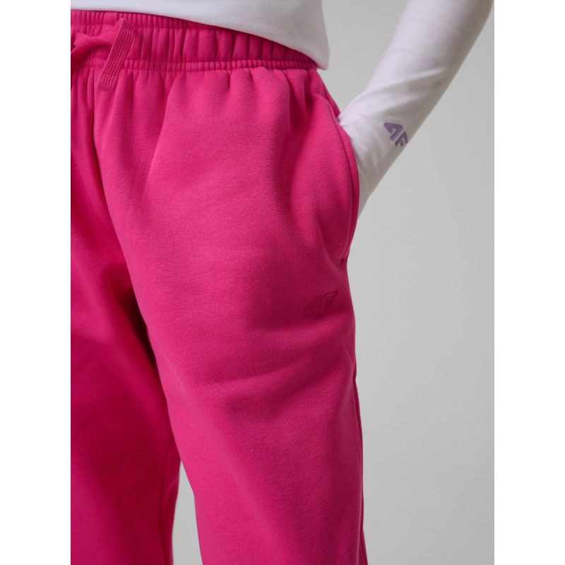 Girls' jogger sweatpants 4F 4FJRSS26TTROF1795-12S