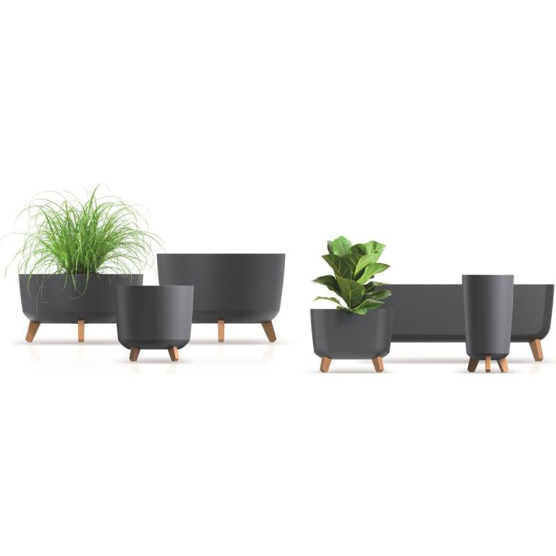 GRACIA CASE FLOWER POT 58x24CM ANTHRACITE Home and Garden/Garden Your Sports Performance