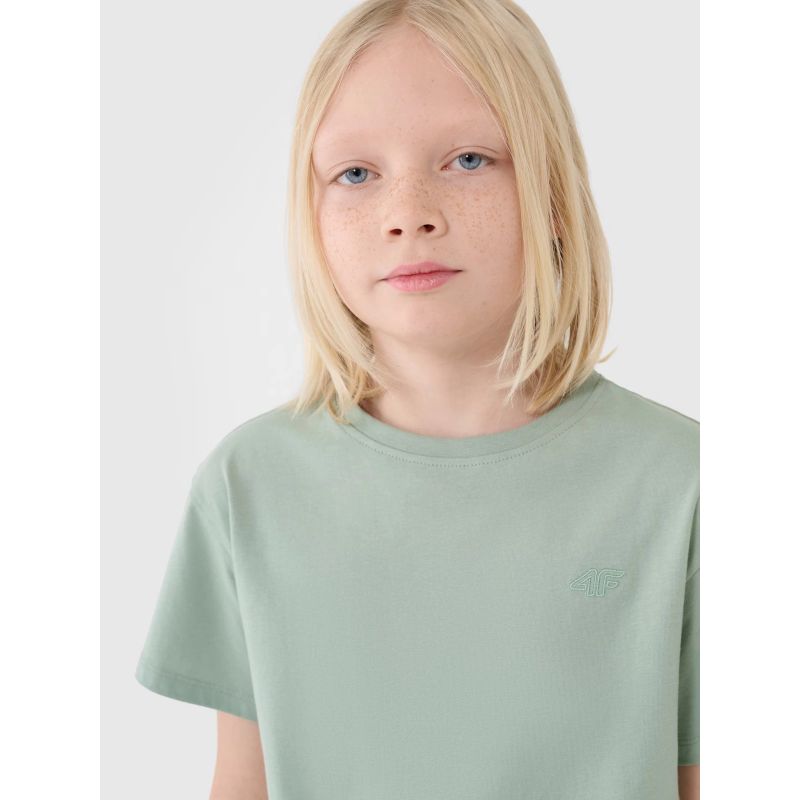 Boy's oversize plain T-shirt 4F 4FJWSS25TTSHM2324-41S *Kategoria tymczasowa Your Sports Performance