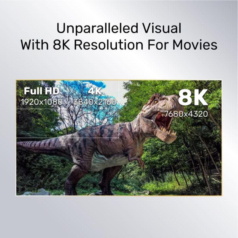 UNITEK CABLE HDMI 2.1, 8K 60HZ, 4K 120HZ, 5M, C140W Kable i adaptery/Kable HDMI Your Sports Performance