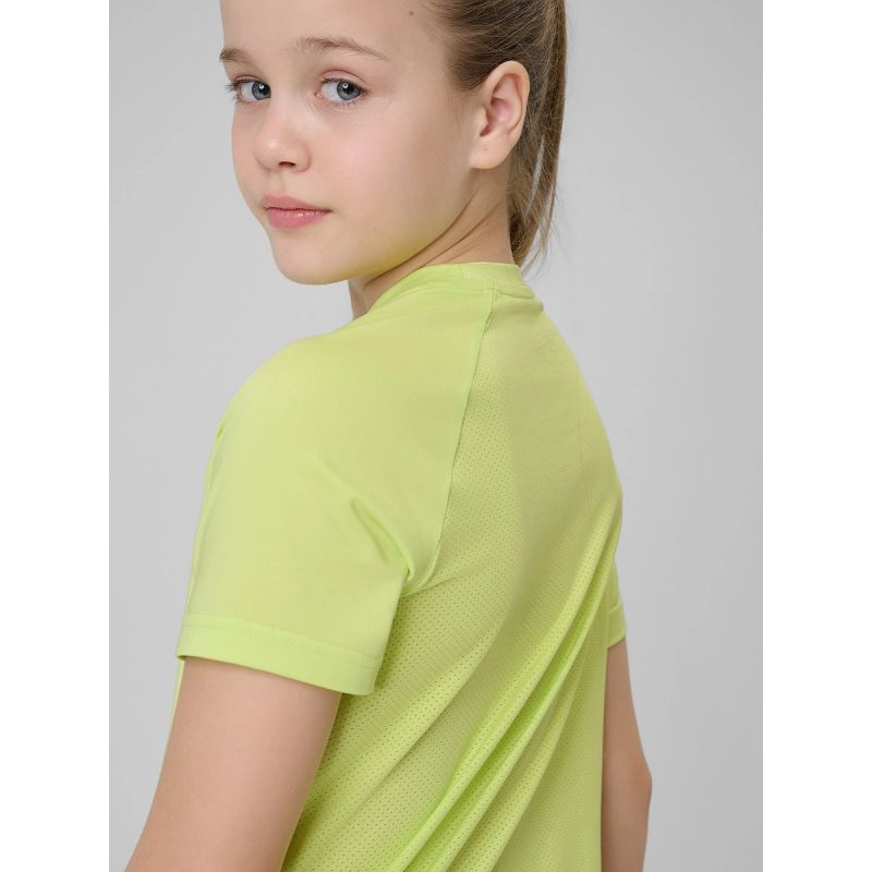 Girls' quick-drying sports T-shirt 4F 4FJRSS26TFTSF2386-45S 4f