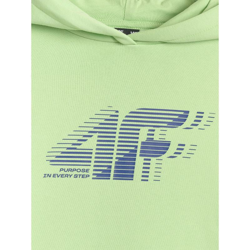 Boy's sweatshirt with hood, open, 4F 4FJRAW25TSWSM2414-46S *Kategoria tymczasowa Your Sports Performance