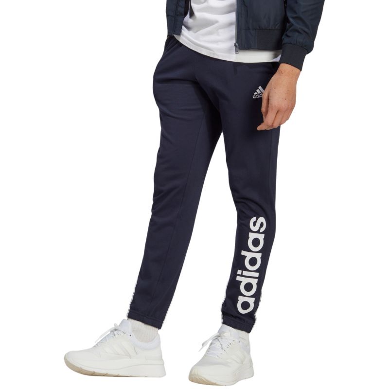 adidas Essentials Single Jersey Tapered Elasticized Cuff Logo M IC0056 pants Clothing/Training Adidas