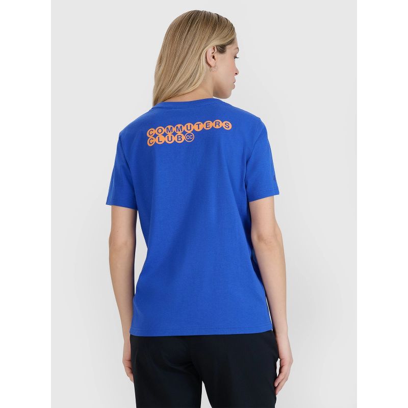 Women's oversize printed T-shirt 4F 4FWSS25TTSHF2238-36S *Kategoria tymczasowa Your Sports Performance