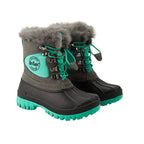 Lee Cooper winter boots for children, turquoise, insulated snow boots
