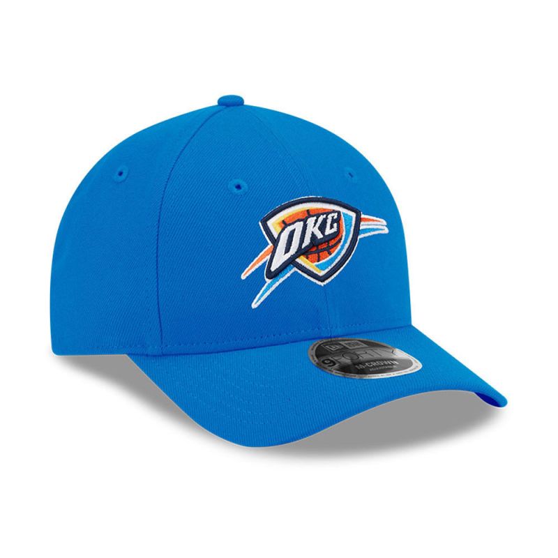 New Era 9FORTY Oklahoma City Thunder NBA Team M-Crown Blue Snapback Cap - 60755467 Odzież/Czapki/Czapki z daszkiem Your Sports Performance
