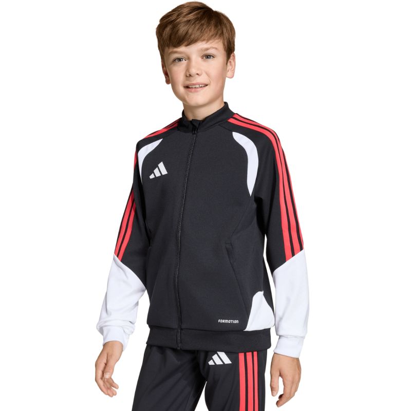 adidas Tiro 26 Competition Training Kids' Sweatshirt Black, White, and Red KC3791 Clothing Your Sports Performance