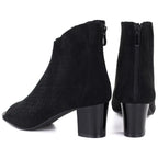 Women's open-toe ankle boots, black, M.Daszyński MR1954-23 To be categorized Your Sports Performance