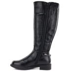 Women's leather boots, black, Potocki JE19500