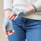 Women's/children's winter telephone gloves - blue Hurtel