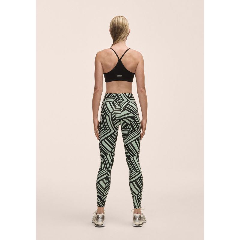 Casall Essential Printed Tights Women's Leggings Green
