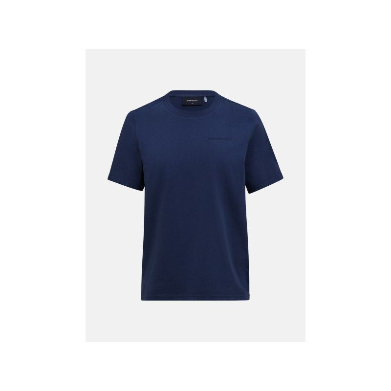 PEAK PERFORMANCE M Original Small Logo Tee Navy Blue