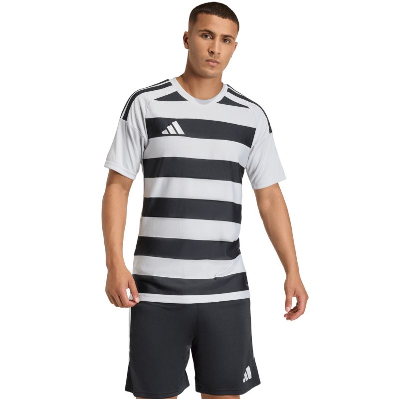 adidas Hooped 26 Jersey Men’s T-Shirt Grey-Black KF3396