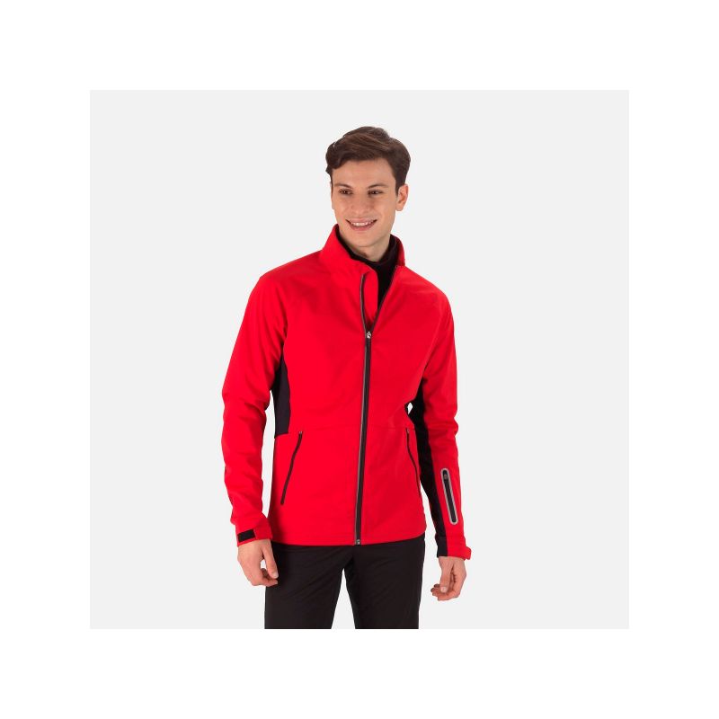 ROSSIGNOL Softshell Jkt Jacket Red Import z PMSport Your Sports Performance