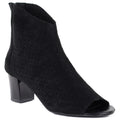 Women's open-toe ankle boots, black, M.Daszyński MR1954-23 To be categorized Your Sports Performance