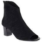 Women's open-toe ankle boots, black, M.Daszyński MR1954-23 To be categorized Your Sports Performance