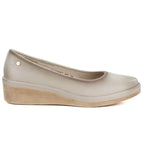 Women's beige wedge shoes Vinceza 39987 Vinceza