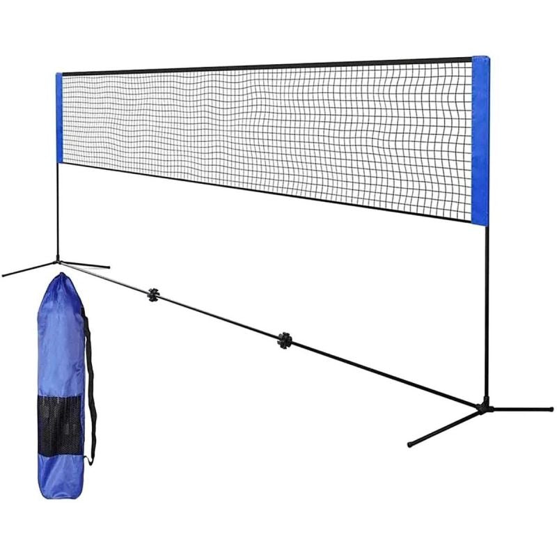 BEST SPORTING 4-IN-1 ADJUSTABLE BADMINTON, TENNIS, VOLLEYBALL SET Sport/Sporty Rakietowe/Badminton/Siatki Your Sports Performance
