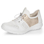 Comfortable Rieker W L3254-80 white shoes