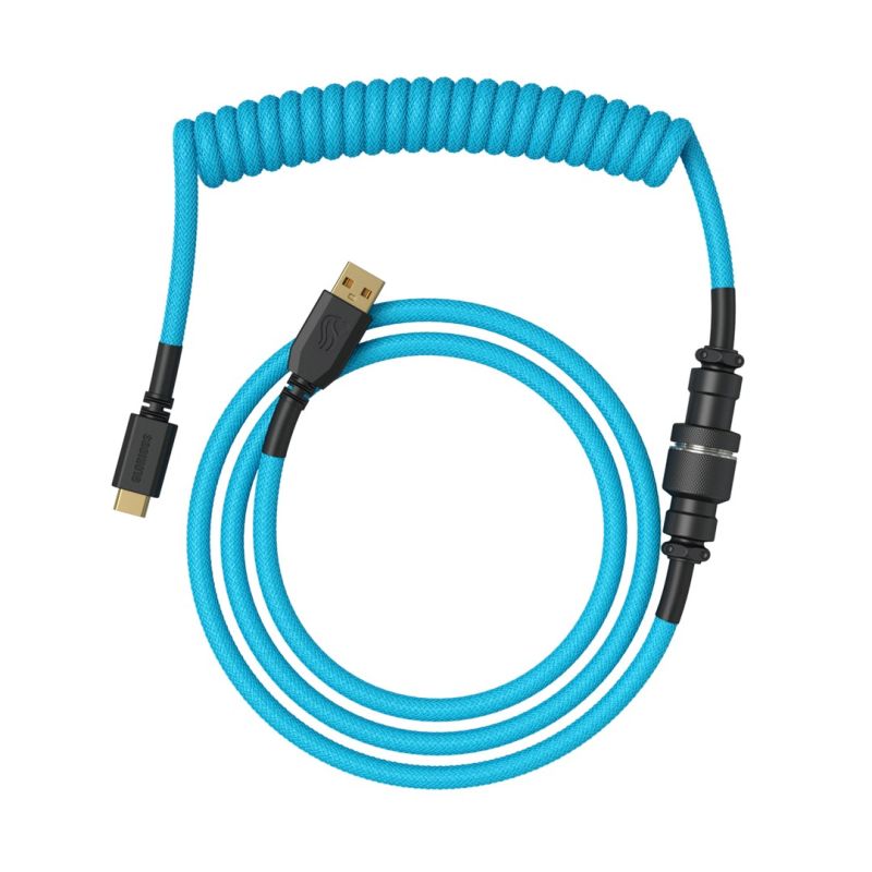 Glorious Gaming GLO-KB-ACC-CBL-COIL-EBLU Keyboard/Mouse Cable Light Blue 1.4m Kable i adaptery/Kable USB Your Sports Performance