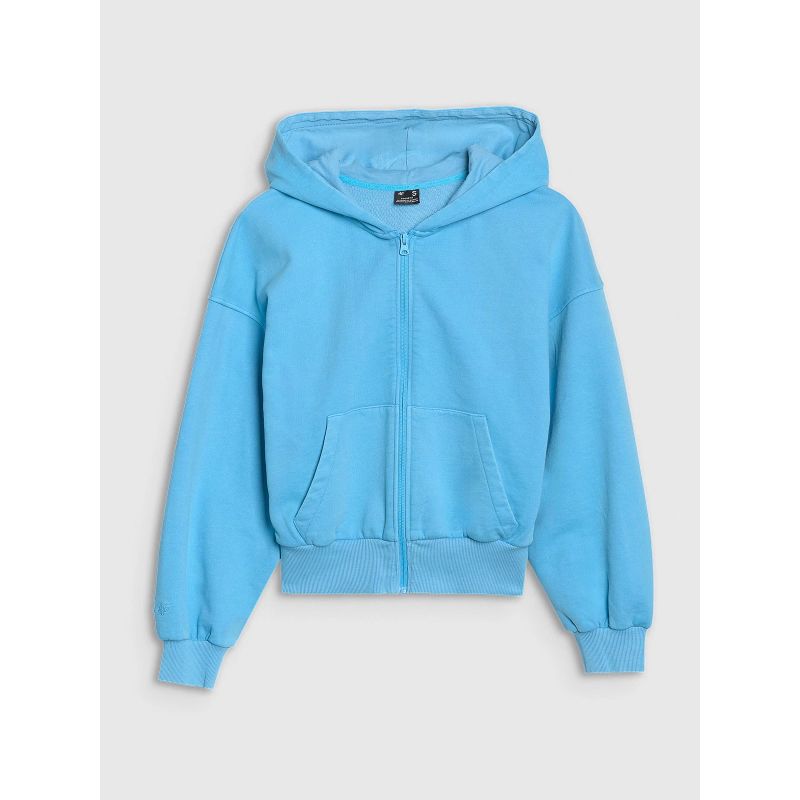 Women's zip-up hooded sweatshirt 4F 4FRSS25TSWSF2195-33S *Kategoria tymczasowa Your Sports Performance