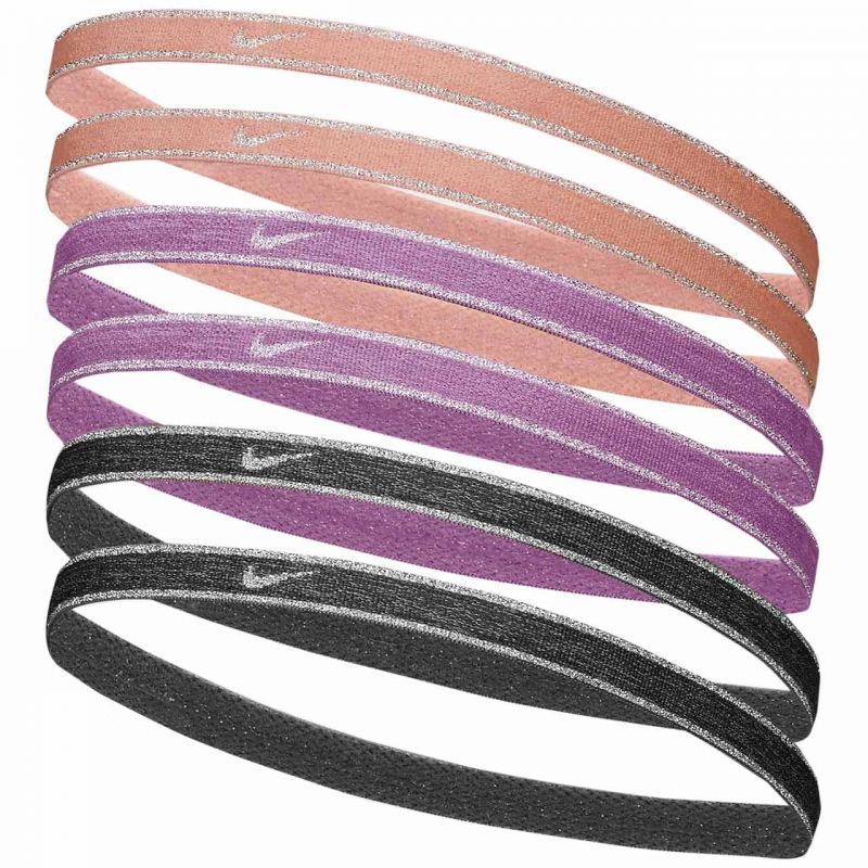Nike Swoosh Sport metallic headbands N1002008646OS Accessories/Straps/Nike Nike