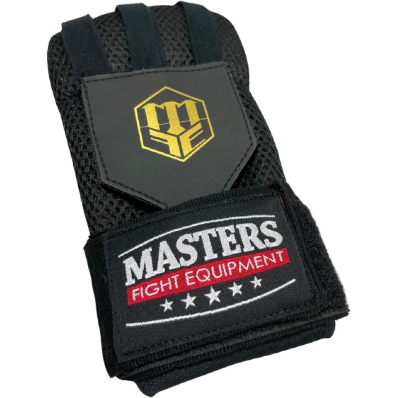 MASTERS BBŻ-GRIP gel boxing bandages black