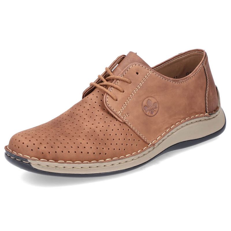 Rieker M RKR528 brown openwork leather shoes Footwear/Lifestyle Your Sports Performance