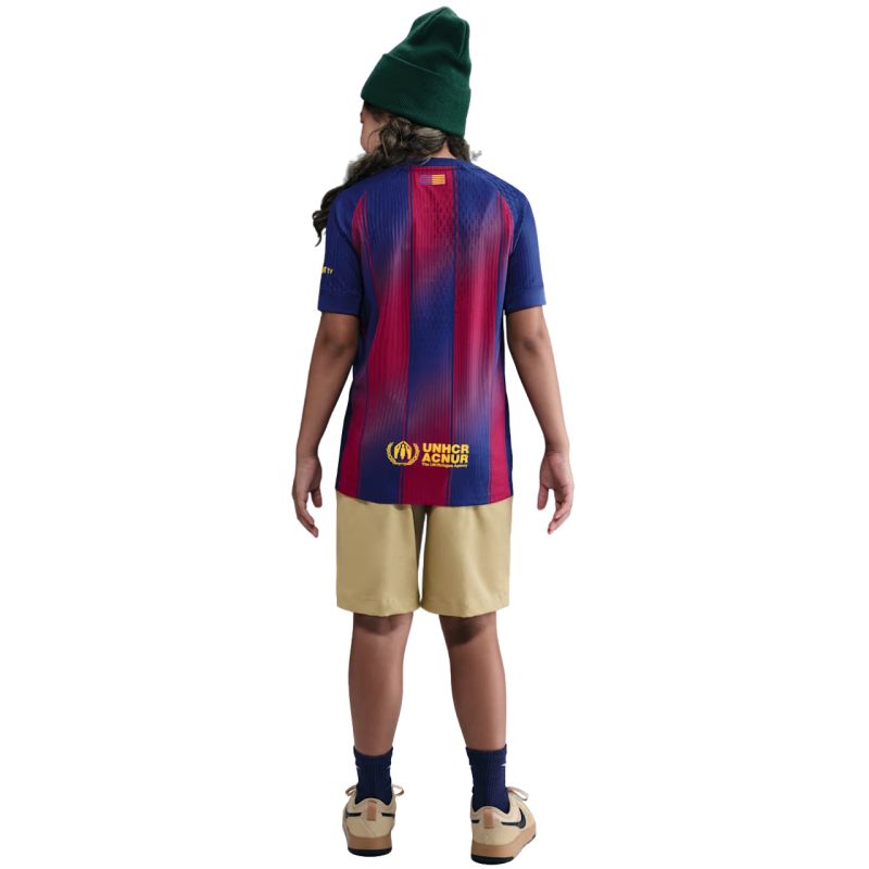 Nike FC Barcelona 2025/26 Match Home Kids' Jersey navy-burgundy HJ5216 456