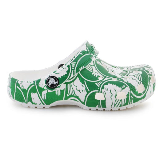 Crocs Classic Duke Print Clog K Jr 210007-3WH clogs Footwear/Swimming/Kids Crocs