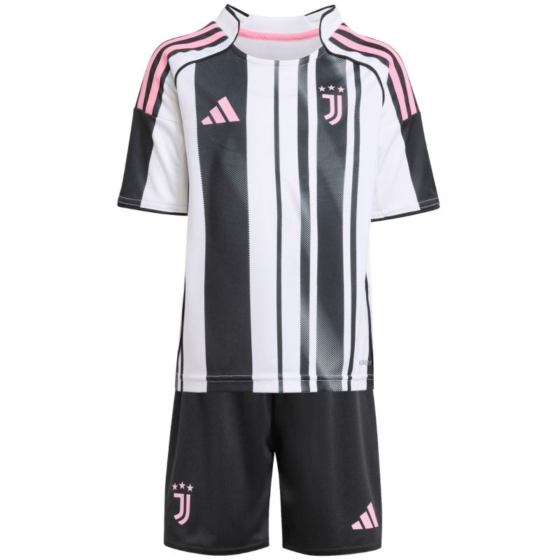 adidas Juventus 25/26 Home Kids' Kit White and Black JN5220 adidas