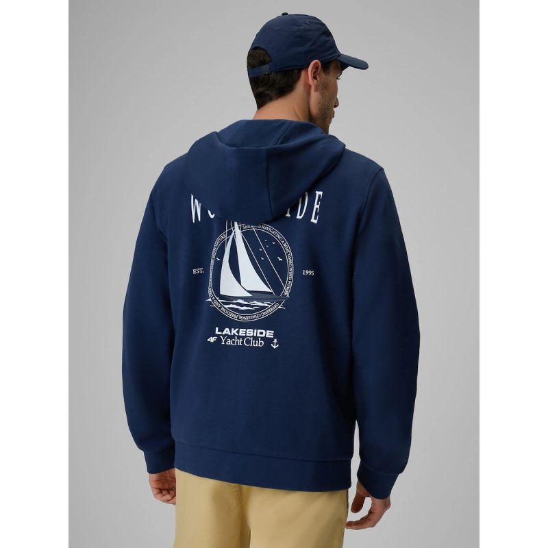 Men's zip-up sweatshirt with hood 4F 4FRSS26TSWSM2979-31S 4f