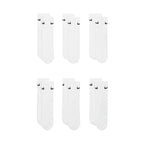 Nike Everyday Cush Crew Kids Socks 6 Pairs White SX6910 100