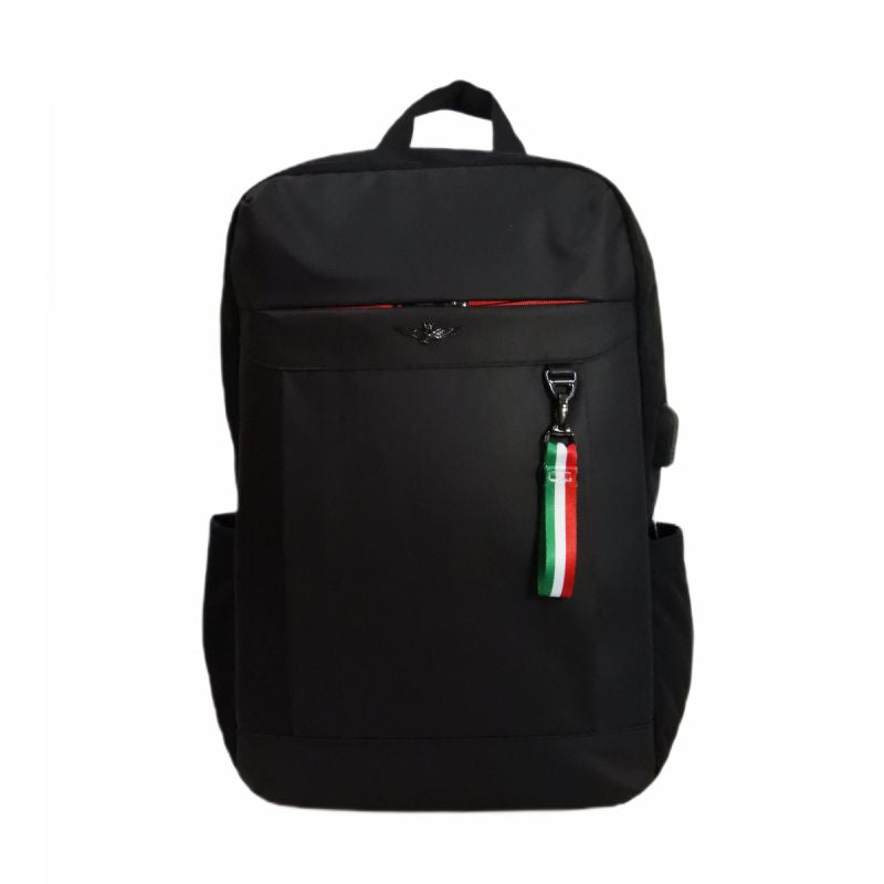 Aeronautica Militare Zaino City Backpack Black - AM-1553 Akcesoria i sprzęt koszykarski/Torby i plecaki Your Sports Performance