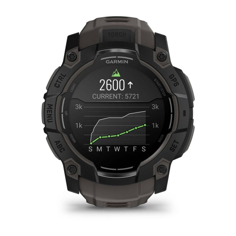 Garmin Instinct 3 – 50 mm AMOLED Black met charcoal band watch Akcesoria sportowe i turystyczne/Zegarki sportowe Your Sports Performance
